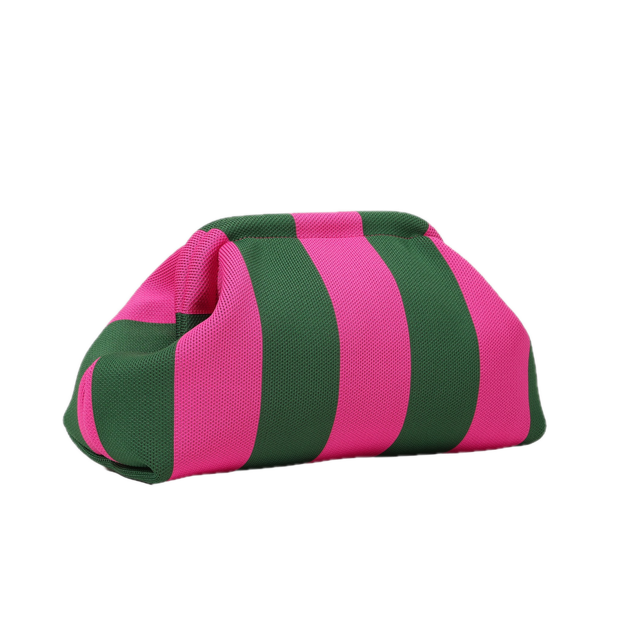 Striped Clutch