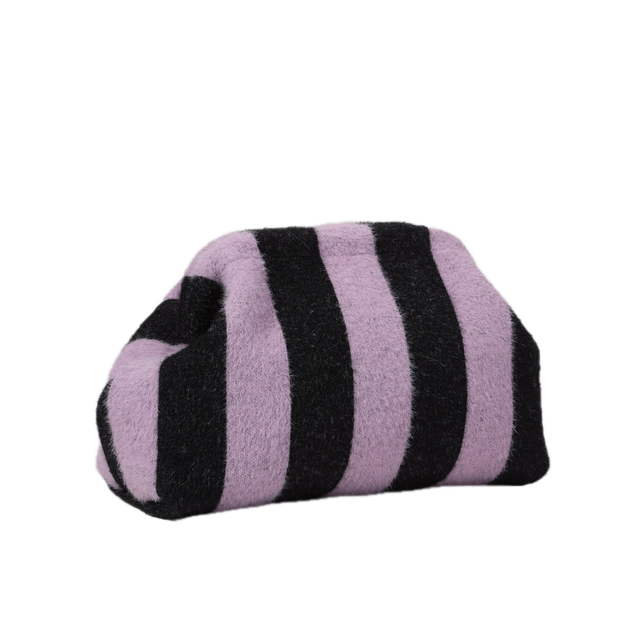 Striped Teddy Clutch