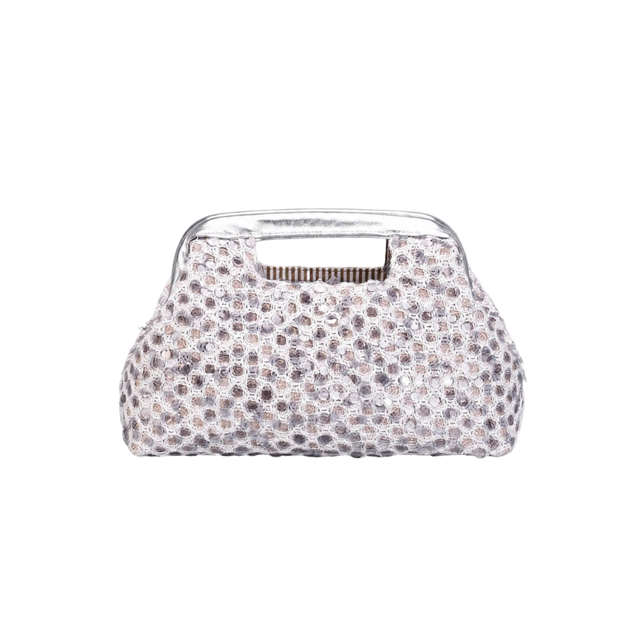 Silver Evening Clutch