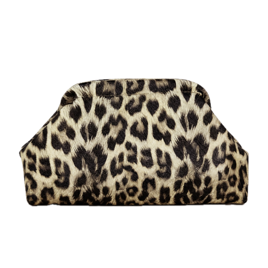 Leopard Fur Clutch