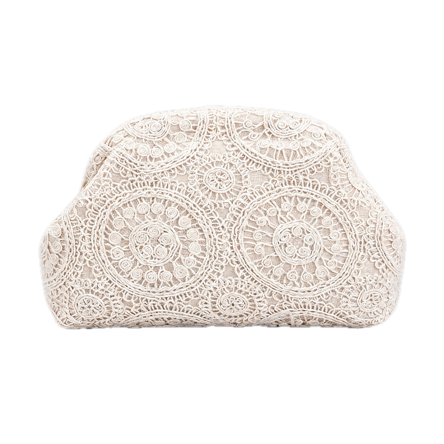 Crochet Lace Clutch