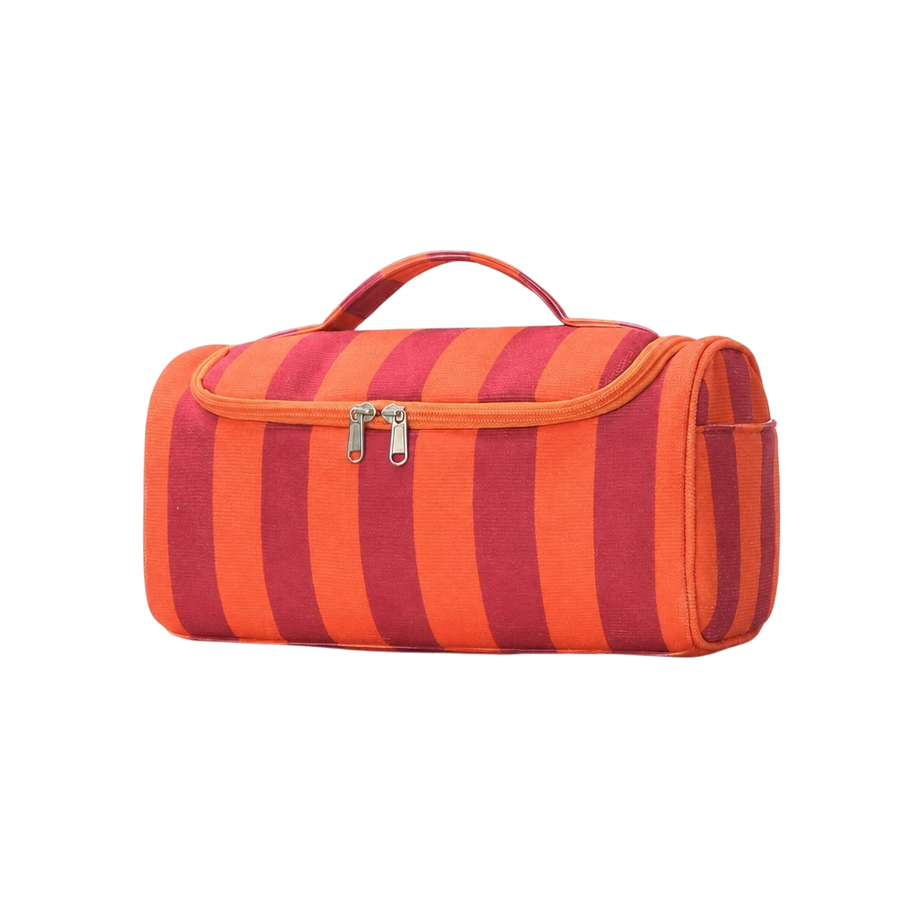 Striped Toiletry Bag