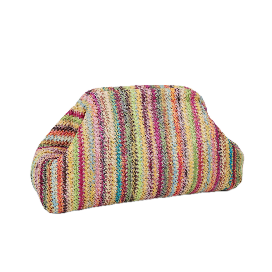 Raffia Clutch
